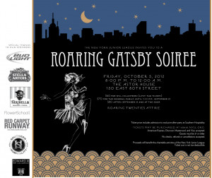 Invite: New York Junior League’s Roaring Gatsby Soirée.