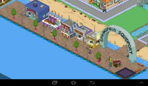 Simpsons Tapped Out Squidport! Itchy & Scratchy Store, various