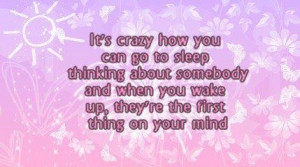 Love quotes and sayings crazy thinking
