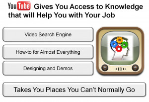 YouTube is especially great for engineers because it is a source for ...