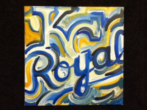 KC Royals Painting by Justin Patten Sports Art by stormstriker