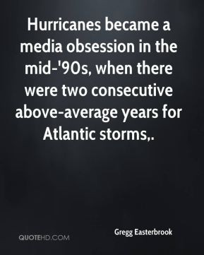 ... there were two consecutive above-average years for Atlantic storms