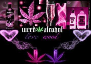 weed and alcohol Image