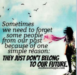 Forget The Past Quotes About Sayings Picture