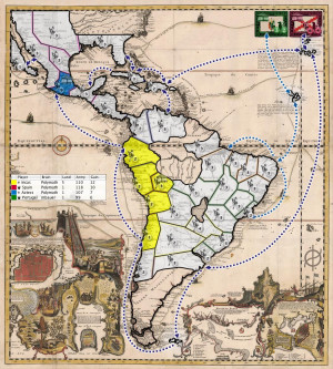 Conquistadors and Incas Maps