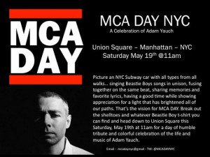Memorial For Beastie Boy Adam 'MCA' Yauch This Saturday In Union ...