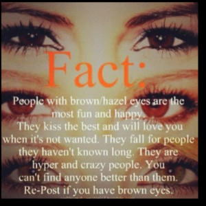Brown/Hazel Eyes: Hazel Eye