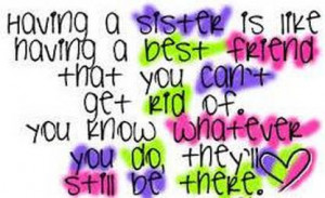 your sisterCute Sister Quotes And Sayings Expressing how you love your ...