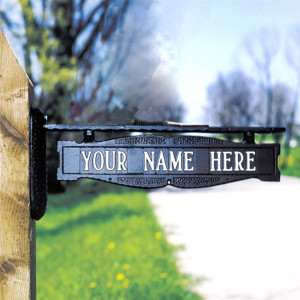 Whitehall Products 8001 Personalized One Line Two-Sided Standard Sign