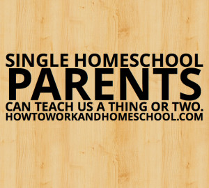 ... Blog Hop} What Successful Single Homeschool Parents Have to Teach Us