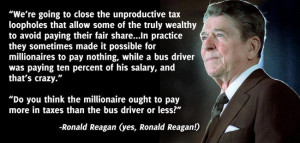 Ronald Reagan gets it right