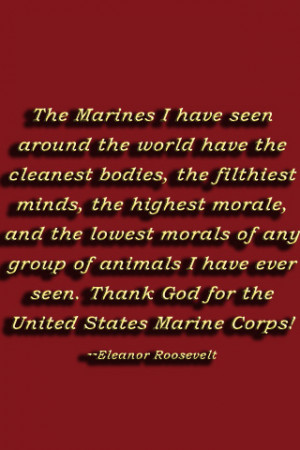 From: Mrs. Roosevelt, To: USMC by Biothief