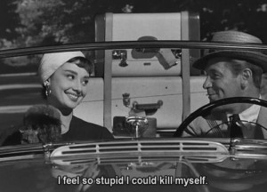 Audrey and William Holden - sabrina-1954 Photo