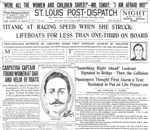 Joseph Pulitzer Newspaper Survived in the titanic 39 s
