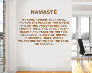 ... 3D cork letters NAMASTE, wall decor, motivation quotes on the wall