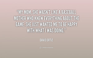 Like A Baseball Mother Who Knew Everything About The Game. She Just ...