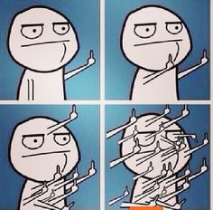 How I feel about rude customers