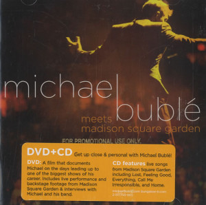 Michael Buble,Meets Madison Square Garden - gold promo stamped,USA ...