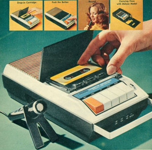 Cassette tape recorders.