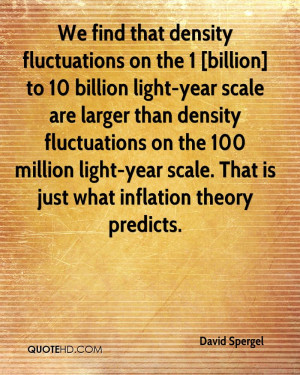 We find that density fluctuations on the 1 [billion] to 10 billion ...