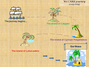 Odysseus Journey Map Labeled