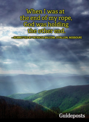 Faith Quote -- End of Rope_Balcom_God