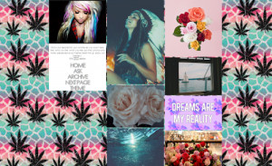 column girly giraffe print weed tumblr theme
