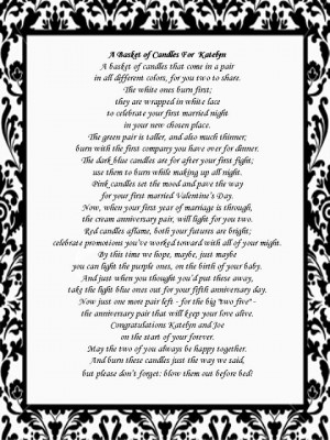 wanted to frame the poem and I had a cherry wood frame lying around ...