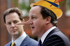 David Cameron telling porkie’s as he defends ‘an honest parliament ...