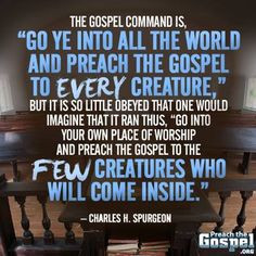 Spurgeon - (Facebook: Preach the Gospel.Org ) More
