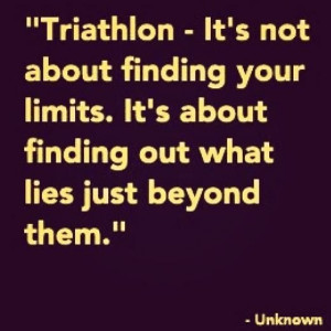 Triathlon quote...