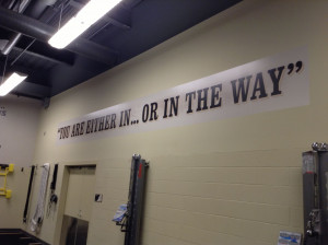 ... quote from the inside of the Pittsburgh Penguins training facility
