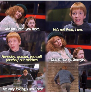 Harry Potter Fred And George Quotes Harry potter- fred and george