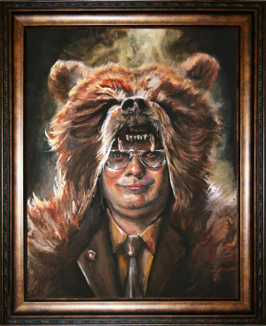 painting dwight schrute bear the office dwight schrute quotes the