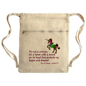 Abctv Gifts > Abctv Bags & Totes > Scrubs Unicorn Quotes Cinch Sack