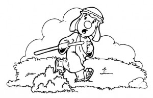 Lost Sheep Coloring Page