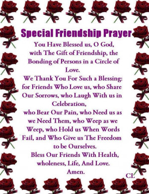 Special Friendship Prayer