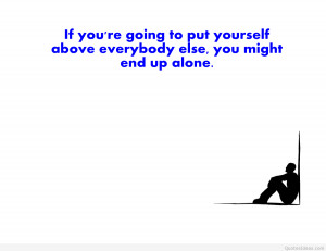 Alone quotes and sad quotes images