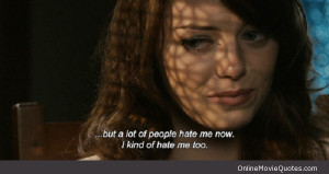 Easy A Hate Quote