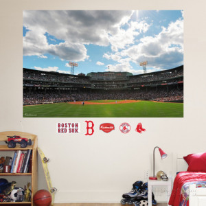 Boston Red Sox Fenway Park Outfield Stadium Mural Wall Decal