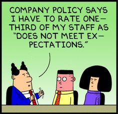 Dilbert, June 20, 2013, on company policy (crop; click through for ...