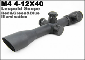 M4 b font 4 12x40 Red Green Blue illumination Tactical font b Rifle