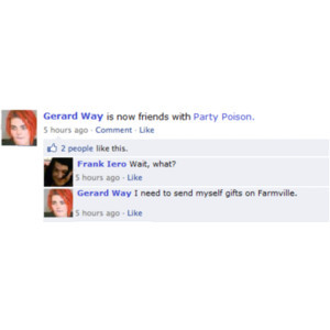 My Chemical Romance funny facebook convo