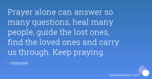 Prayer Quotes for Loved Ones