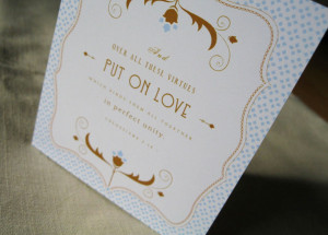 ... wedding card this is one of the most loved verses used in weddings
