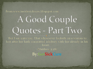Good Couple Quotes - Images Of Biblical Fact by GetSickCure.blogspot ...