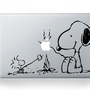 Snoopy---Macbook Decal Mac book Stickers Macbook Decals Apple Decal ...