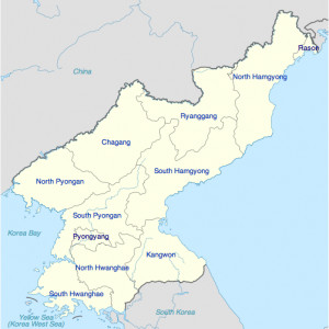 Map of North Korea