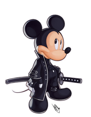 Mickey Mouse As A Samurai