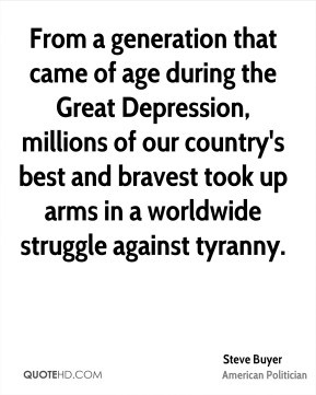 Buyer - From a generation that came of age during the Great Depression ...